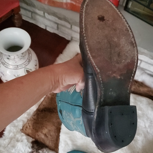 Quality Made Leather Double H Boots - Picture 5 of 8